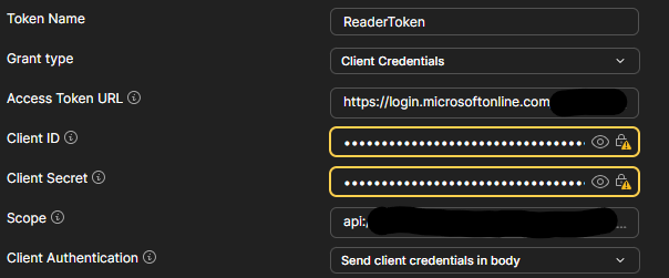 credentials